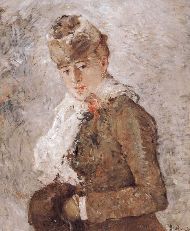 Berthe Morisot The woman wearing the shawl France oil painting art